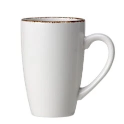 Steelite 17140592 Brown Dapple 10 Oz. Quench Mug - 24 / CS