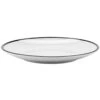 G.E.T. CS-800-W/BK Settlement Bistro White / Black 8" Plate - 48 / CS 2 G.E.T. CS-800-W/BK Settlement Bistro White / Black 8" Plate - 48 / CS -Libbey Kitchenware Store 6093496
