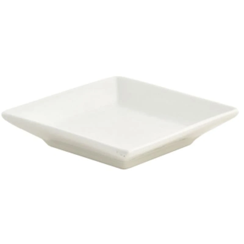 FOH DAP039BEP23 Kyoto White Square 3-1/2" Dish - 12 / CS 3 FOH DAP039BEP23 Kyoto White Square 3-1/2" Dish - 12 / CS