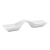FOH FSP011WHP23 Kyoto White Double Sided 1-1/2 Ounce Spoon - 12 / CS 2 FOH FSP011WHP23 Kyoto White Double Sided 1-1/2 Ounce Spoon - 12 / CS -Libbey Kitchenware Store 6095091