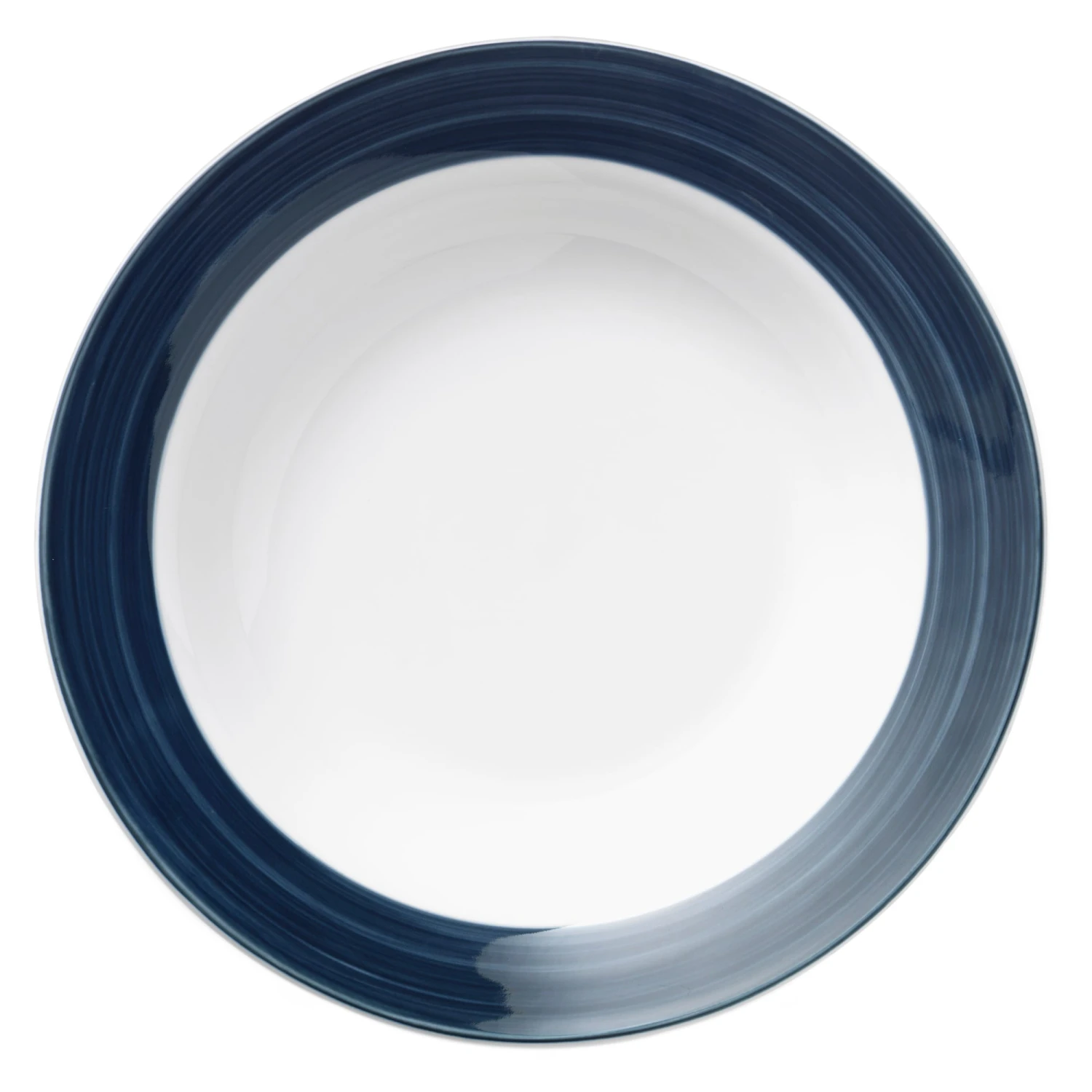 Syracuse China 999024740 Rigel Banded Blue 14 Oz. Soup Bowl - 24 / CS 3 Syracuse China 999024740 Rigel Banded Blue 14 Oz. Soup Bowl - 24 / CS