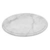 Europeaus TMA3028 Carrara White Marble 11-1/4" Platter 1 Europeaus TMA3028 Carrara White Marble 11-1/4" Platter -Libbey Kitchenware Store 6095908