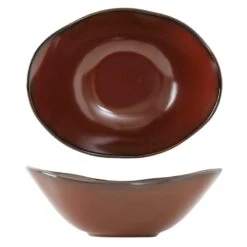 Tuxton GAR-403 Artisan Red Rock 20 Oz. Capistrano Bowl - 12 / CS