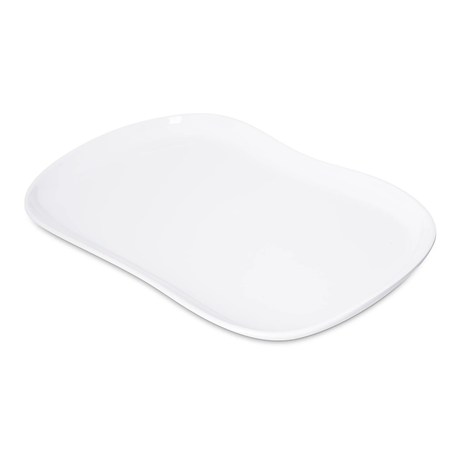 Carlisle 5300902 White Stadia Oblong 13" Platter 3 Carlisle 5300902 White Stadia Oblong 13" Platter