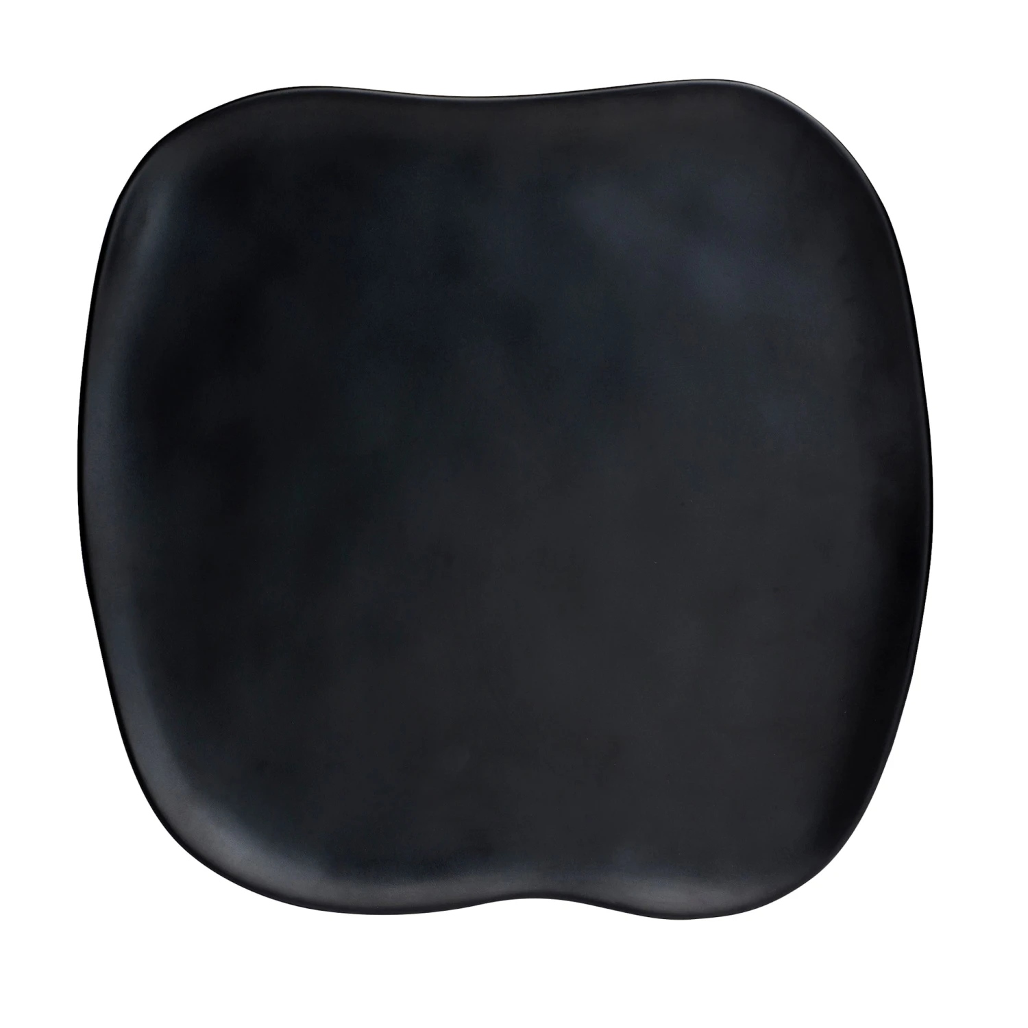Delfin 7000DD008 Marisol Black Buffet 15" Sq. Canape Platter - 6 / CS 3 Delfin 7000DD008 Marisol Black Buffet 15" Sq. Canape Platter - 6 / CS