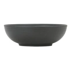 Tuxton VBB-260Y Zion Matte Black 26 Ounce Bowl - 12 / CS