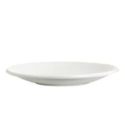 Anfora A900P096 Sedona White 10-3/4" Coupe Plate - 12 / CS