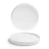 FOH DSP040WHP23 Soho 7-1/2" White Plate With Raised Rim - 12 / CS -Libbey Kitchenware Store 6098618