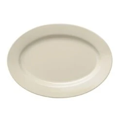 World Tableware 740-901-511 Porcelana Crm 15.5 X 11.2 Platter - 6 / CS