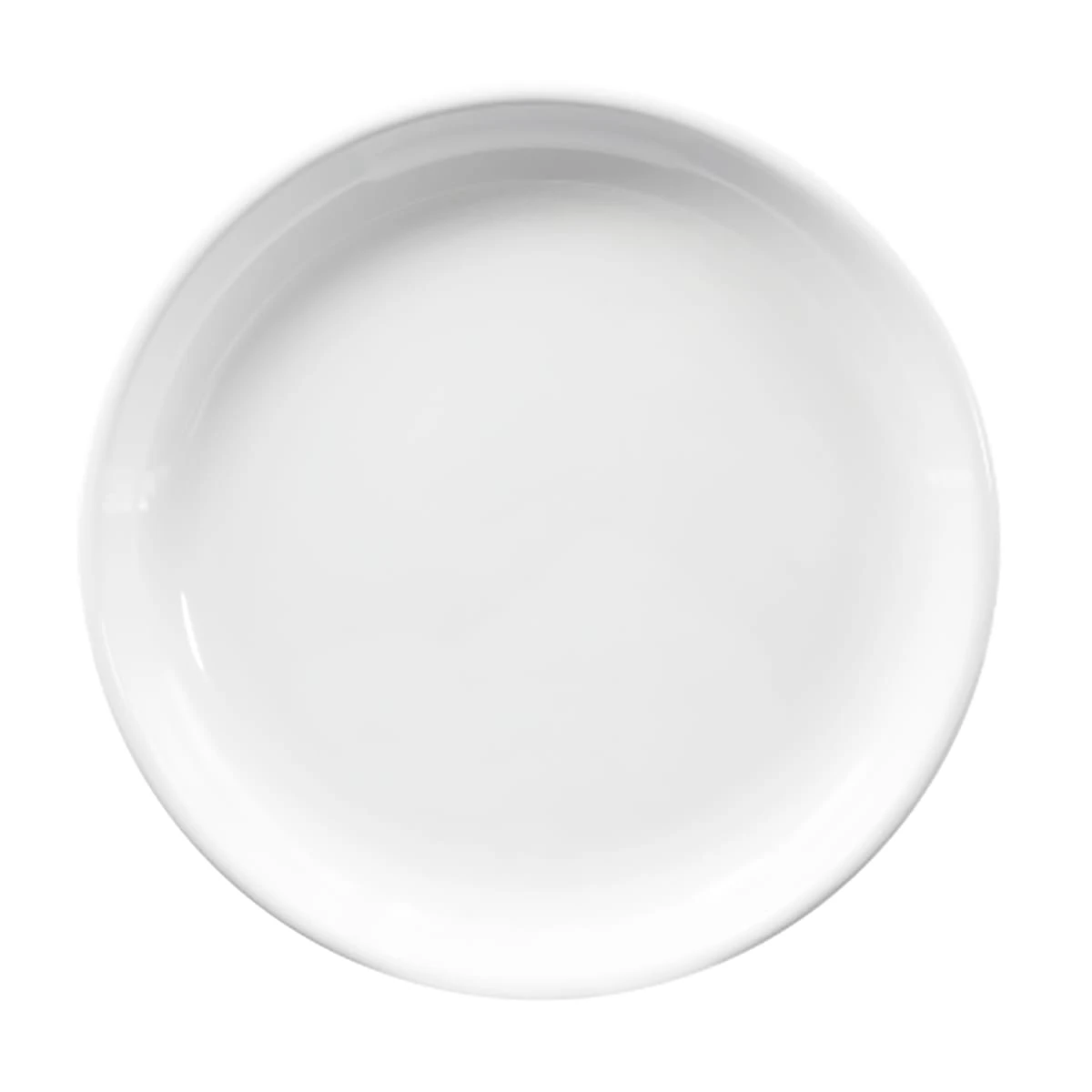EGS B75R-W Santorini 7-1/2" White Coupe Plate - 6 / CS 3 EGS B75R-W Santorini 7-1/2" White Coupe Plate - 6 / CS