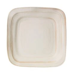 EGS D11PLST-OWD Della Terra Off White 11" Square Plate - 6 / CS