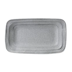 EGS D127PLST-GSD Della Terra Granite Stone 12" X 7" Plate - 6 / CS