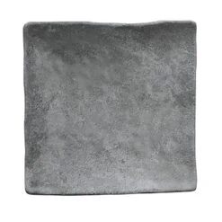 Elite Global Solutions D812SQ-CO Basalt Coal 8" Square Plate - 6 / CS