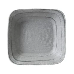 EGS D8BST-GSD Della Terra Granite Stone 8" Square Plate - 6 / CS