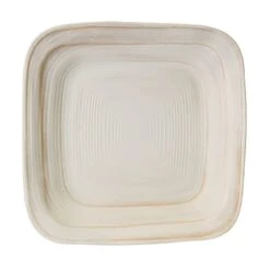 EGS D9PLST-OWD Della Terra Off White 9" Square Plate - 6 / CS