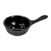EGS RFP-2 Illogical Black 2 Oz Faux Cast Iron Ramekin Fry Pan - 6 / CS