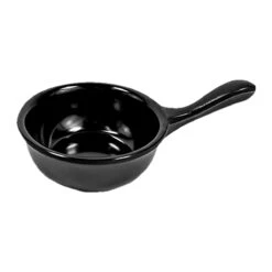 EGS RFP-2 Illogical Black 2 Oz Faux Cast Iron Ramekin Fry Pan - 6 / CS