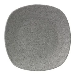 EGS RT10SQ-GS Tenaya Granite Stone 10" Square Plate - 6 / CS