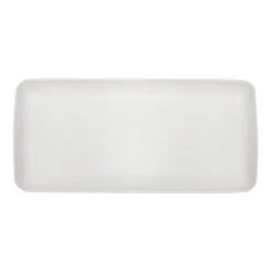 EGS RT146RC-OW Tenaya Off White 14.5" X 6.5" Plate - 6 / CS