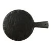 EGS M12RW-B Fo Slate Black 12" Board With Handle/Hole 1 EGS M12RW-B Fo Slate Black 12" Board With Handle/Hole -Libbey Kitchenware Store 6098817