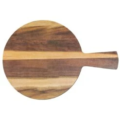 EGS M15RW-HW Fo Bwa Hickory Wood 15" Round Board W/ 5" Handle