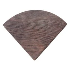 EGS M57QR-WN Fo Bwa Walnut 7" X 5" X 5/8" 1/4 Circle Riser