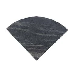 EGS M57QR-ZW Fo Bwa Zebra Wood 7" X 5" X 5/8" 1/4 Circle Riser