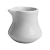 Hall China HL195122AWHA White 3-1/2 Ounce Empire Creamer - 24 / CS -Libbey Kitchenware Store 6099067