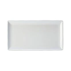 Steelite 68A417EL595 Creations White 12-3/4" X 7" Platter - 12 / CS