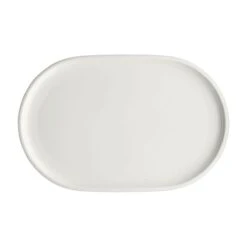 Schonwald 9252230 Shiro Continental White 11.8 X 7.64 Platter - 6 / CS