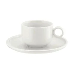 Schonwald 9256920 Shiro Continental White 6-1/2" Saucer - 12 / CS