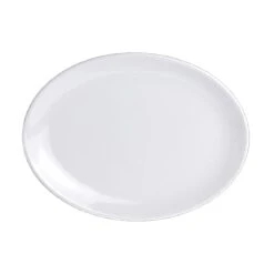 Varick 6900E409 Bistro 8" X 6" Oval Coupe Plate - 12 / CS