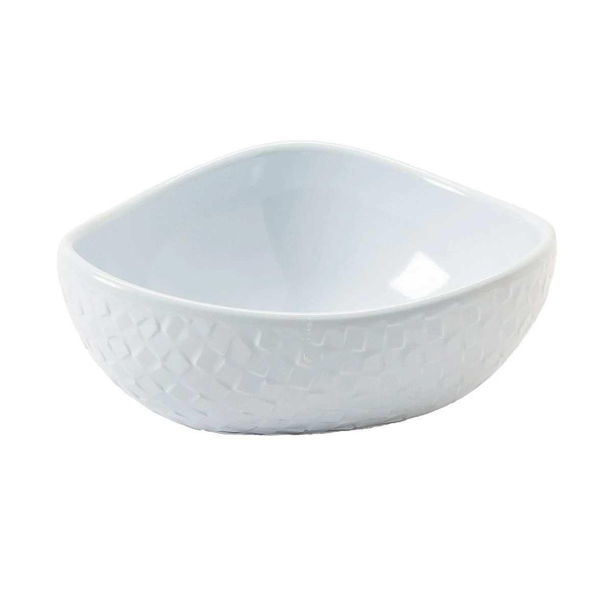 G.E.T. CS-1070-CN-W Coralline 10 Ounce White Triangle Bowl - Dozen 3 G.E.T. CS-1070-CN-W Coralline 10 Ounce White Triangle Bowl - Dozen