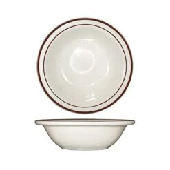 Int'l Tableware GR-10 Granada Brown Speckle 14 Ounce Bowl - 36 / CS