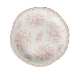 Oneida L6703052152 Lancaster Garden Pink 10-1/2" Plate - 24 / CS