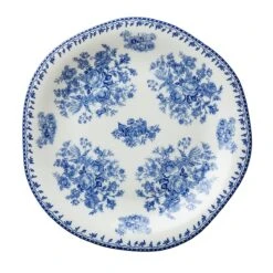 Oneida L6703061152 Lancaster Garden Blue 10-1/2" Plate - 24 / CS