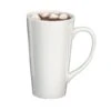 World Tableware TBM-11 White Tall Bistro 10 Ounce Mug - 12 / CS -Libbey Kitchenware Store 6100595