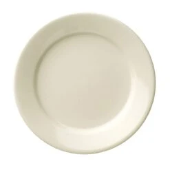World Tableware 740-901-614 Porcelana Crm White 6.25" Plate - 36 / CS
