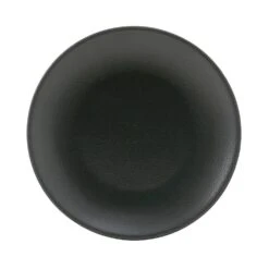 Tuxton VBA-071 Zion Matte Black 7-1/8" Coupe Plate - 36 / CS