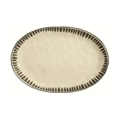 World Tableware DULCET-4C Dulcet Cream 12.63 X 8.63" Platter - 12 / CS