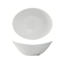Tuxton BPD-0807 8" White Capistranno 20 Ounce Bowl - 12 / CS