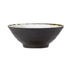 Steelite 68A540EL041 Craft Melamine Brown/White 24 Ounce Bowl - 6 / CS