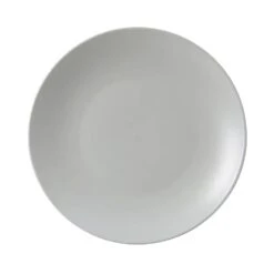 Tuxton VGA-102 Zion Matte Gray 10-1/4" Coupe Plate - 12 / CS