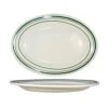 Int'l Tableware VE-13 Verona 11.5" Platter W/ Green Stripes - 12 / CS -Libbey Kitchenware Store 6103095