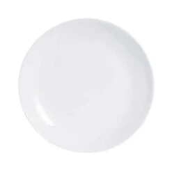 Arcoroc N9362 Evolutions White 7-1/4" Coupe Dessert Plate - 24 / CS