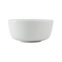 Tuxton ALB-0954 Alaska White Round 9-1/2 Oz. Jung Bowl - 12 / CS