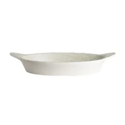 Steelite 7194TM080 Pompeii Stone 42 Ounce Eared Dish - 4 / CS