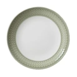 Steelite 1404X0103 Bead Wash Sage 11.25" Coupe Plate - 6 / CS