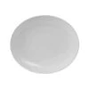 Tuxton VPH-104 Florence White 10.5" Oval Coupe Plate - 24 / CS -Libbey Kitchenware Store 6104233