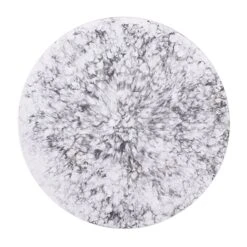 EGS B379103-BBM Hermosa Black Marble 10.25" Round Plate - 6 / CS